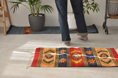 サポテックラグ(103×59cm、ブルー、イエロー、レッド） | SUNFOLD